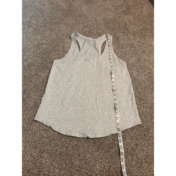 Women’s Lululemon Love Tank Top Heathered Core Ultra Light Grey Size 6/8 - Picture 5 of 5
